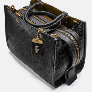 Coach - Rogue 25 - Black- Pebble Leather - *100% AUTHENTIC*